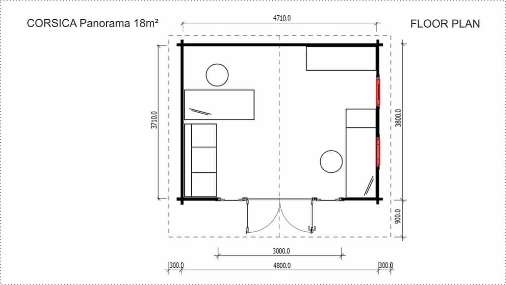 Corsica Panorama Zen Space floor plan