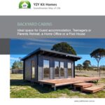 YZY Kit Homes Backyard Cabins catalogue