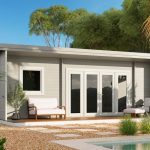 Backyard cabin Sicilia Panorama 30 | Grey White