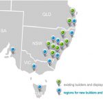 New backyard cabins and granny flats builders map, 2018